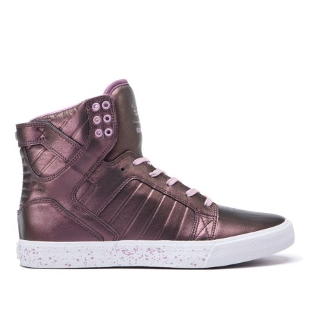 Supra Skytop Lilla Høye Sneakers Herre [NO-7-J704]